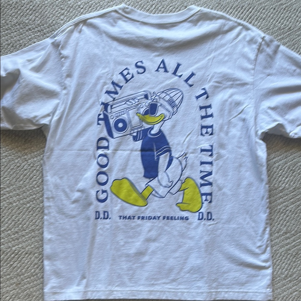 Disney Donald Duck White Tee xl